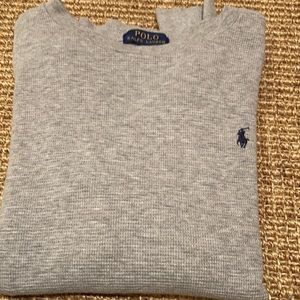 POLO long sleeved waffle tee